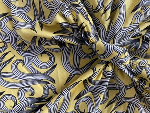 Sunshine Nouveau Fabric Gift Wrap Furoshiki Cloth - Single Sided from FabRap