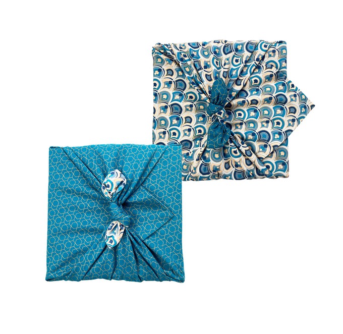 Small Furoshiki (35 x 35cm) - Double Sided Reversible from FabRap
