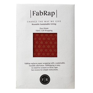 Furoshiki Gift Wrap Ruby Fabric Gift Wrap from FabRap
