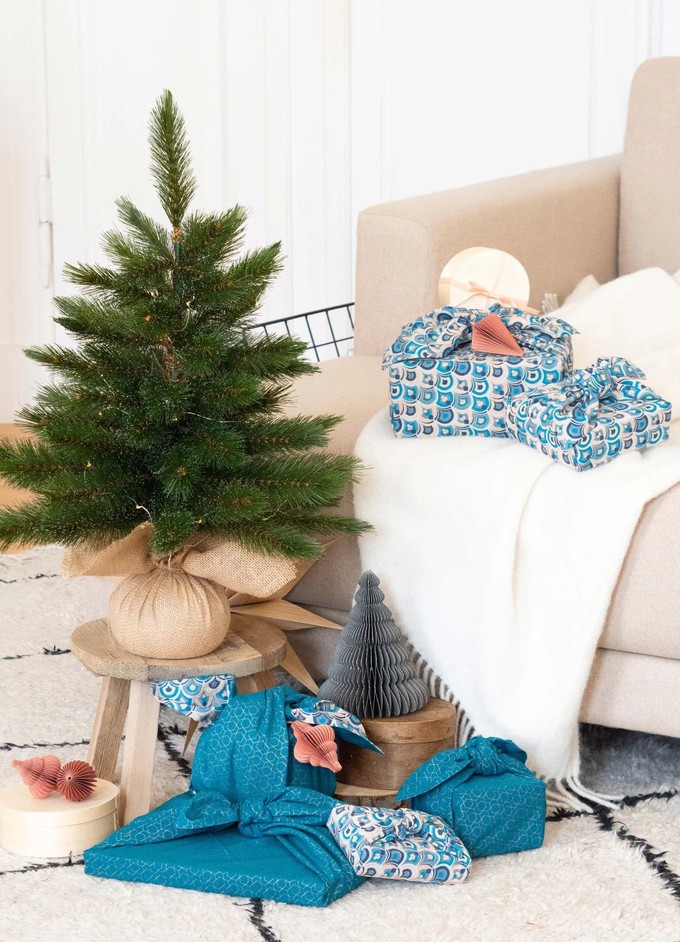 9 Piece Bundle Style - Art Deco & Ocean (Teal Blue) from FabRap