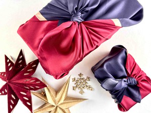 Furoshiki - Ruby Midnight - SILK FabRap Gift Wrapping from FabRap