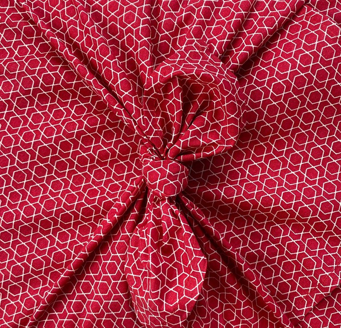 Furoshiki Cherry Fabric Gift Wrap from FabRap