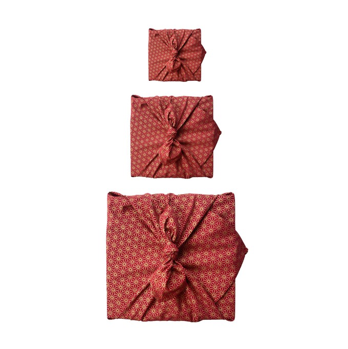 Furoshiki Gift Wrap Ruby Fabric Gift Wrap from FabRap