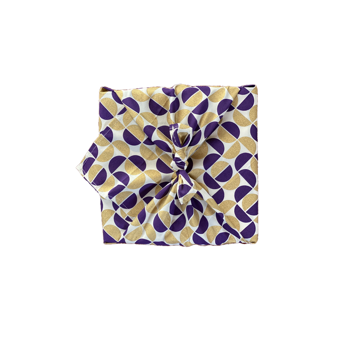 Furoshiki Classic Mix Christmas Fabric Gift Wrapping Bundle - 6 Single Sided Pieces from FabRap