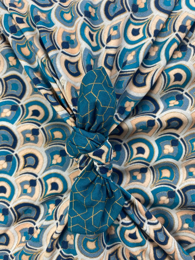 Fabric Gift Wrap Furoshiki Cloth - 9 Piece Art Deco & Ocean Bundle from FabRap
