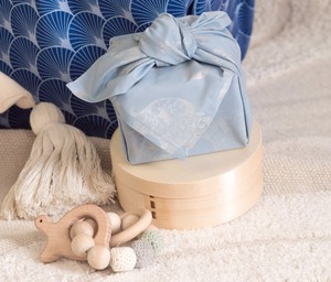 Furoshiki Gift Wrap Sky Elephants Fabric Gift Wrap from FabRap
