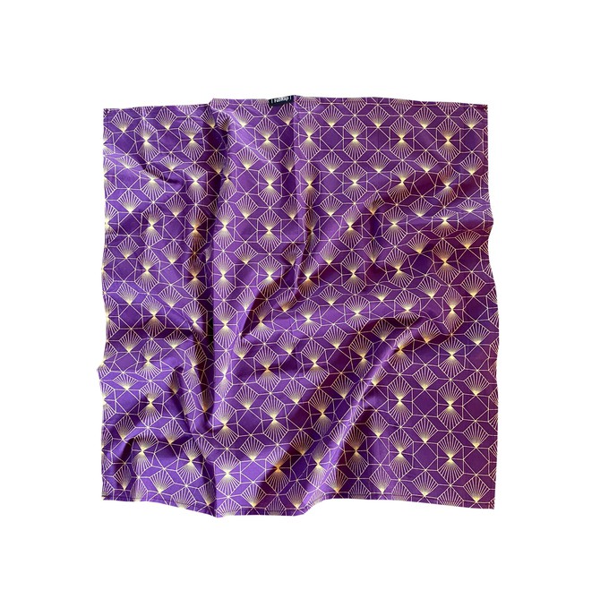 Plum Diamonds Fabric Gift Wrap Furoshiki Cloth - Single Sided from FabRap