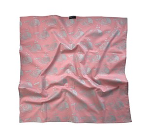 Blush Whales Fabric Gift Wrap Furoshiki Cloth - Single Sided from FabRap