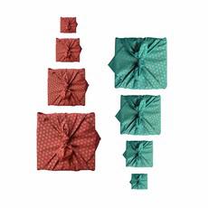 Furoshiki Classics - Jade and Ruby Fabric Gift Wrapping via FabRap