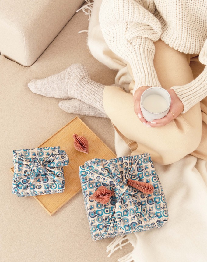 9 Piece Bundle Style - Art Deco & Ocean (Teal Blue) from FabRap