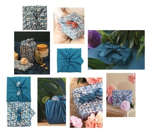 9 Piece Bundle Style - Art Deco & Ocean (Teal Blue) from FabRap