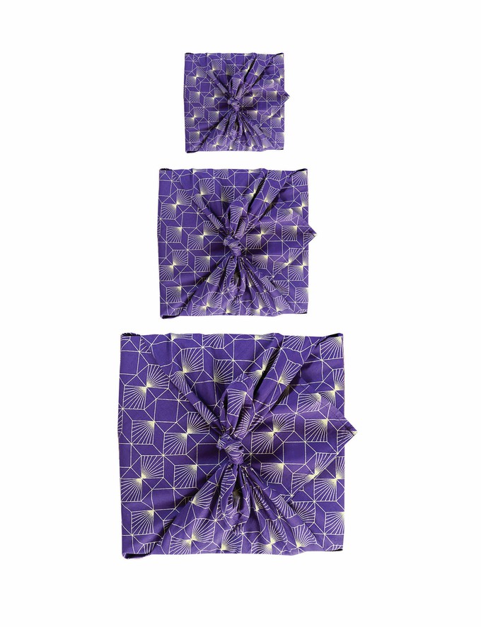 Fabric Gift Wrap Furoshiki Cloth - 3  Pack Single Sided Bundle from FabRap