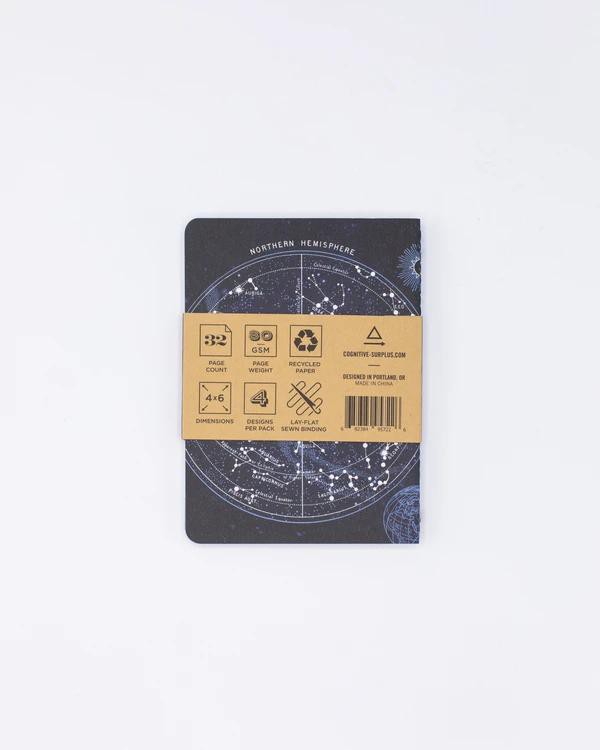 Space science pocket notebook set from Fairy Positron
