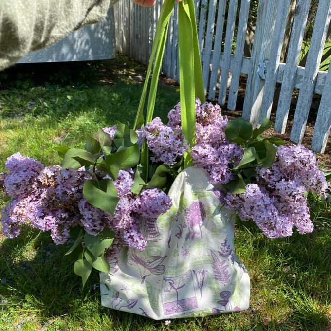 Shoulder bag botanical plants from Fairy Positron