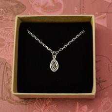 Silver necklace vulva from Fairy Positron