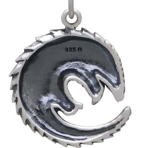 Silver necklace pangolin from Fairy Positron
