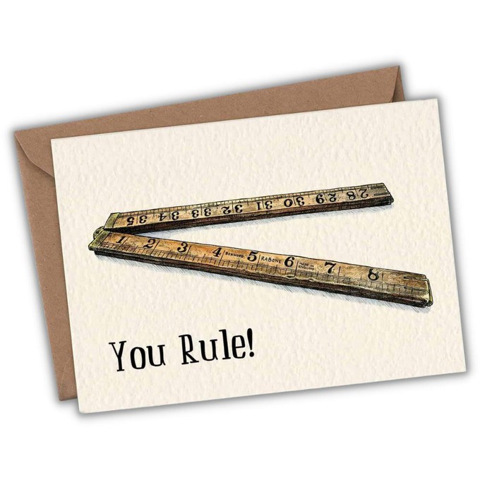 Greeting card "You rule" from Fairy Positron
