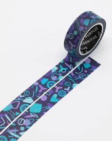 Washi tape retro microbiology via Fairy Positron