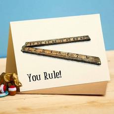 Greeting card "You rule" via Fairy Positron