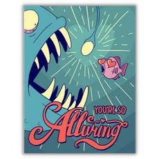 Greeting card "You're so alluring" via Fairy Positron
