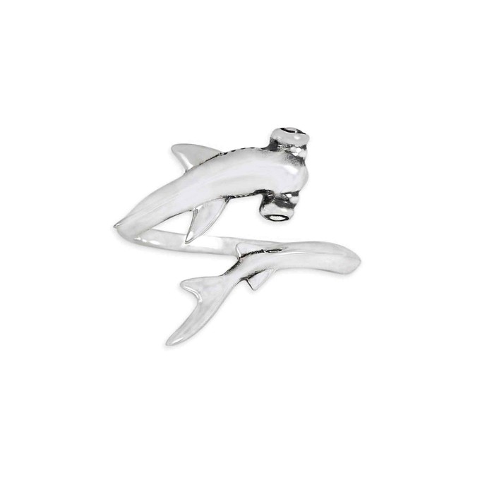 Zilveren ring hamerhaai from Fairy Positron