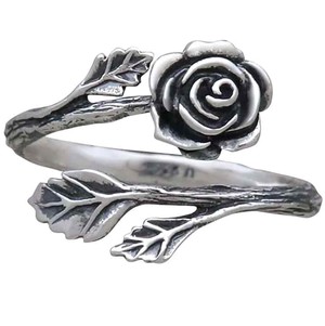 Silver ring rose from Fairy Positron