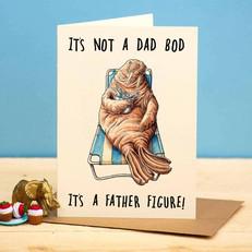 Greeting Card Father's Day "Father Figure" via Fairy Positron