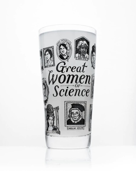 Beer glass "Great Women of Science" from Fairy Positron