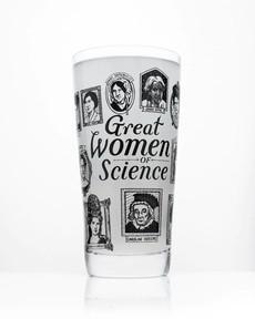 Beer glass "Great Women of Science" via Fairy Positron