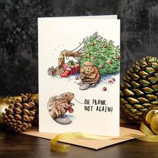 Greeting card Christmas "Not again" from Fairy Positron