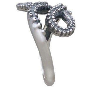 Silver octopus arms ring from Fairy Positron