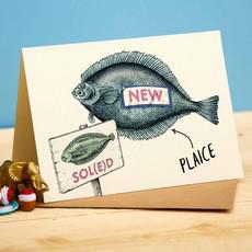 Greeting card housewarming "Plaice Soled" from Fairy Positron