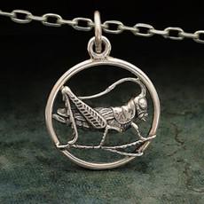Silver necklace cricket from Fairy Positron