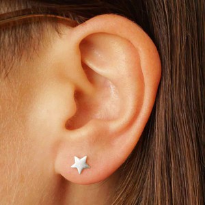 Silver earrings moon and star from Fairy Positron