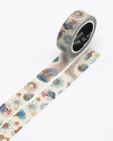 Washi tape retro microbiology via Fairy Positron
