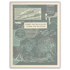 Greeting card "Sorry you're feeling under the weather" via Fairy Positron