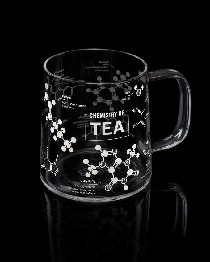 Glazen Mok “The Chemistry of Tea” from Fairy Positron
