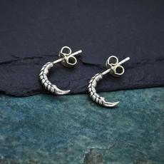 Silver bird toe earrings via Fairy Positron