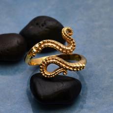 Bronze ring octopus arms via Fairy Positron
