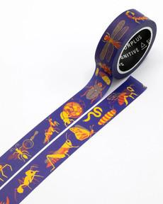 Washi tape beetles via Fairy Positron
