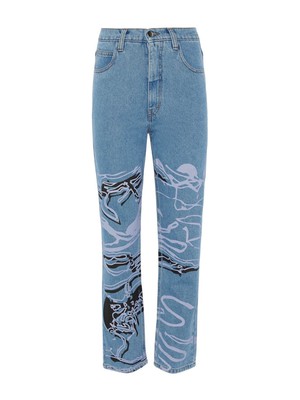 Moss Movement Jeans in Blue Denim from Fanfare Label