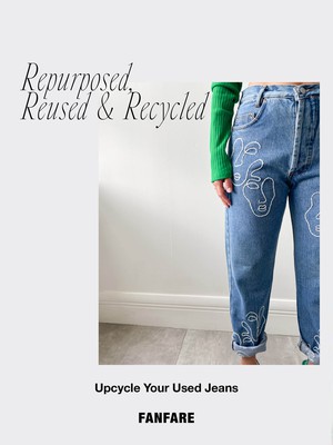 Upcycle Your Used Jeans from Fanfare Label