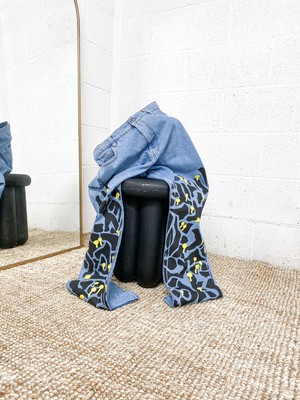 High Waisted Ucycled Mushroom Wood Jeans from Fanfare Label