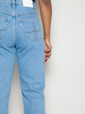 Moss Movement Jeans in Blue Denim from Fanfare Label