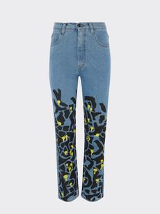 High Waisted Ucycled Mushroom Wood Jeans via Fanfare Label