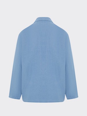 Ethically Made Blue Linen Suit from Fanfare Label