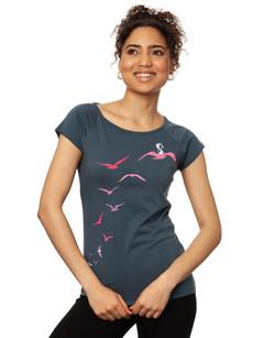 Möwenflug Cap Sleeve thundercloud via FellHerz T-Shirts - bio, fair & vegan