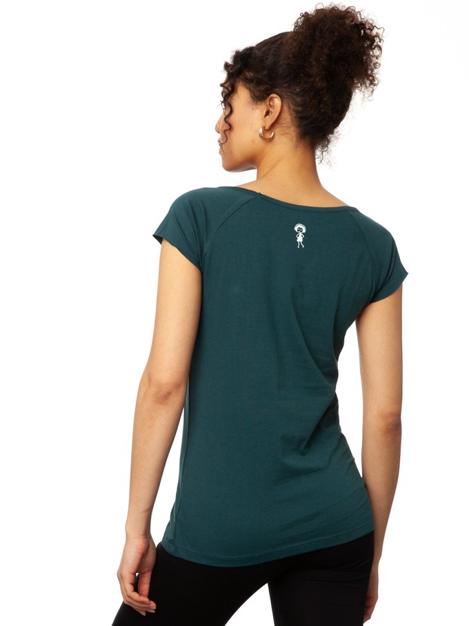 Pusteblume Cap Sleeve Deep Teal from FellHerz T-Shirts - bio, fair & vegan
