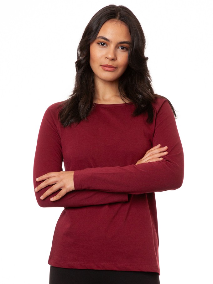Raglan Longsleeve chestnut from FellHerz T-Shirts - bio, fair & vegan Raglan Longsleeve chestnut from FellHerz T-Shirts - bio, fair & vegan