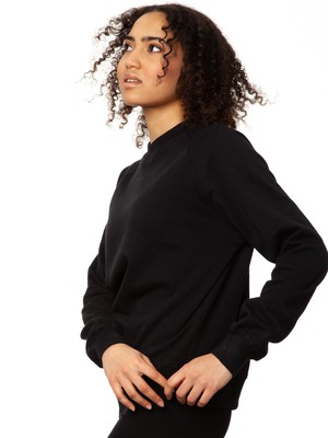 Raglan Sweater black from FellHerz T-Shirts - bio, fair & vegan